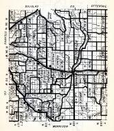 Todd County 2, Burlene, Iona, Browerville, Leslie, Reynolds, Bruce, Burnham, Prairie, Birch, Union, Gordon, Minnesota State Atlas 1954